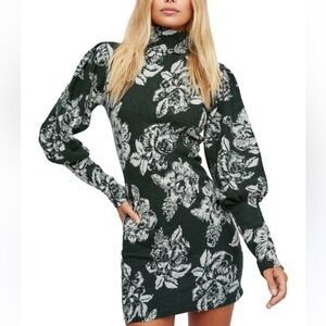 Free People Farrah Wool Blend Mini Dress
